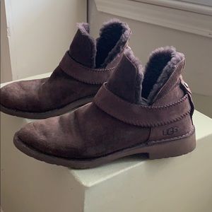 Ugg fur lined booties